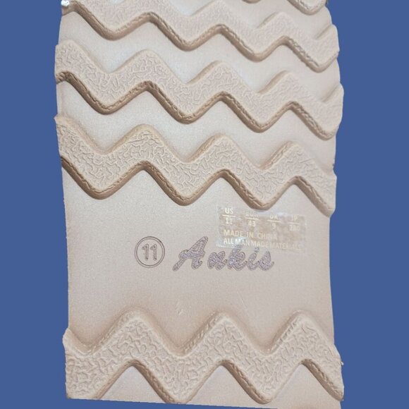 Ankis Womens Platform Ankle Boots With suede  Slip-On Style Chestnut Sz 11 - Picture 5 of 14